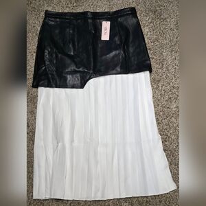 Micas Maxi Skirt Black And White 2XL